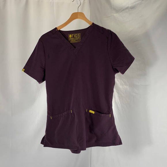 FIGS Casma Three-Pocket Scrub Top™ Soft Technical Collection Purple‎ Size XS - Picture 1 of 6